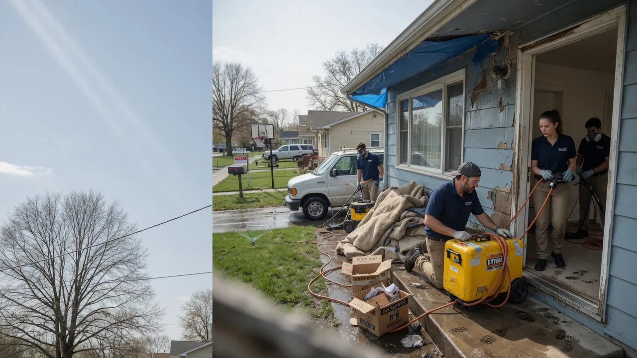 Basement Flood Cleanup in La Pryor, TX near me